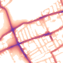 Daytime road noise heatmap for E3 5NE