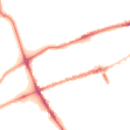 Night-time road noise heatmap for E3 5NE