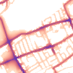 Daytime road noise heatmap for E3 5NU