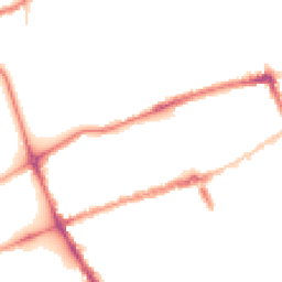 Night-time road noise heatmap for E3 5NU