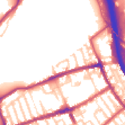 Daytime road noise heatmap for E3 5PF