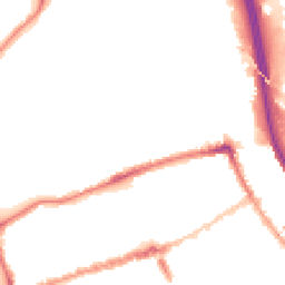 Night-time road noise heatmap for E3 5PF