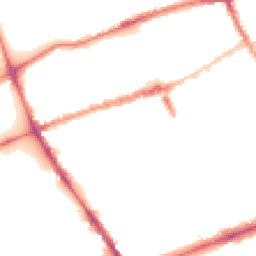 Night-time road noise heatmap for E3 5QG