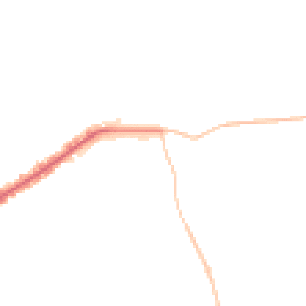 Night-time road noise heatmap for E4 6AU