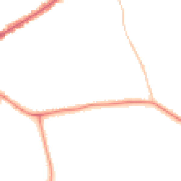 Night-time road noise heatmap for E4 6DQ