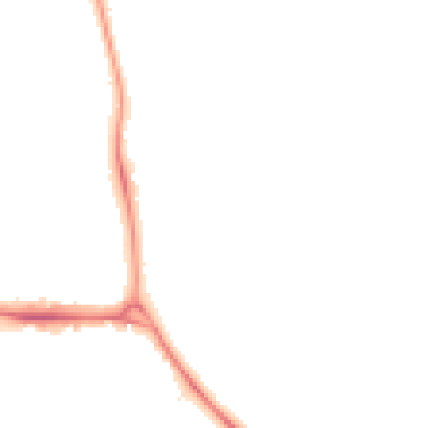 Night-time road noise heatmap for E4 6HX