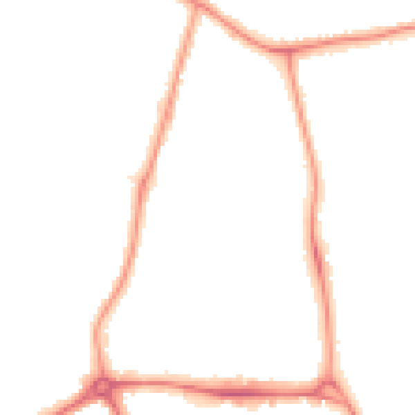 Night-time road noise heatmap for E4 6JN