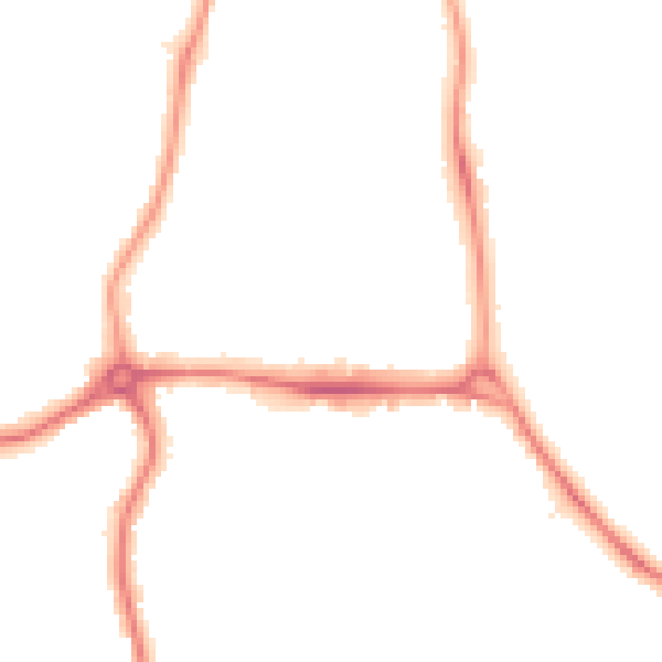 Night-time road noise heatmap for E4 6LG