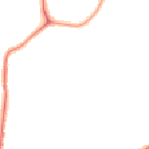 Night-time road noise heatmap for E4 6RJ