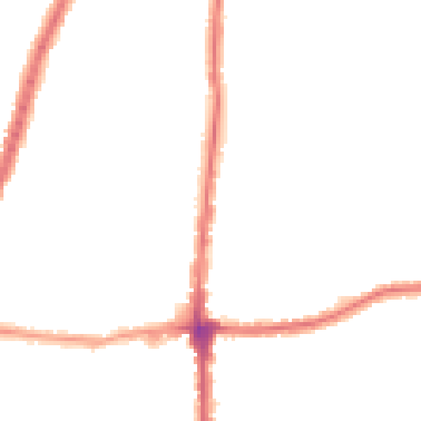 Night-time road noise heatmap for E4 6ST