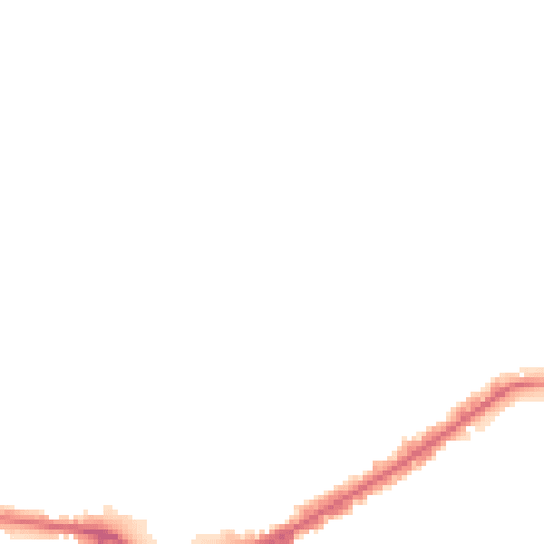 Night-time road noise heatmap for E4 7AU