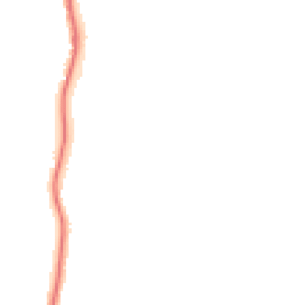 Night-time road noise heatmap for E4 7RT
