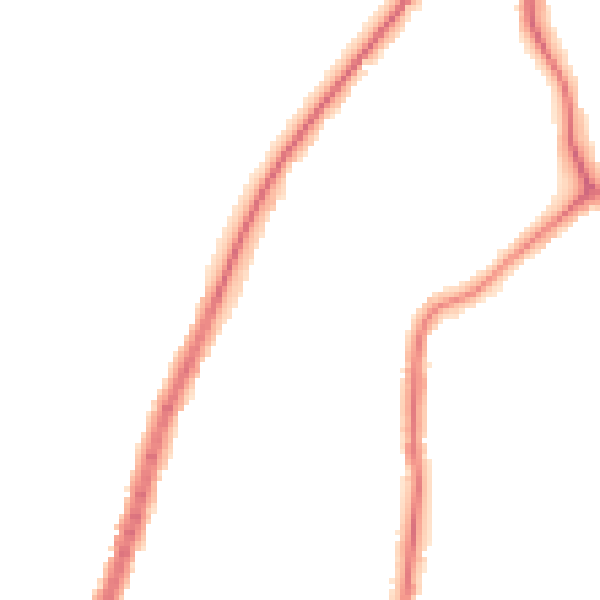Night-time road noise heatmap for E4 7SL