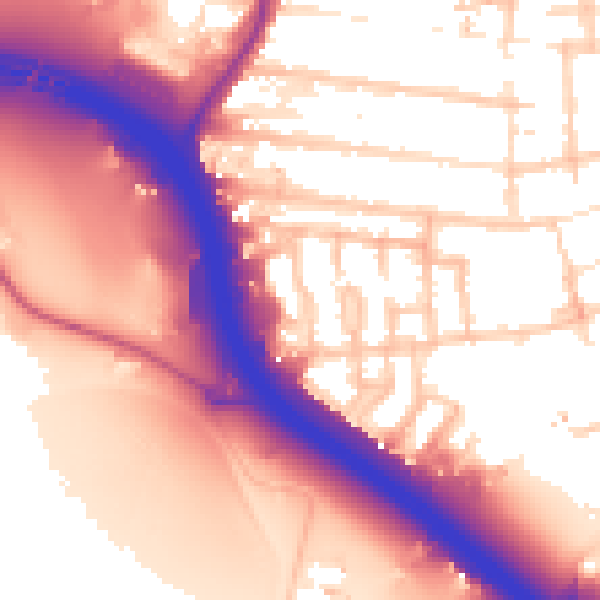 Daytime road noise heatmap for E4 8RP