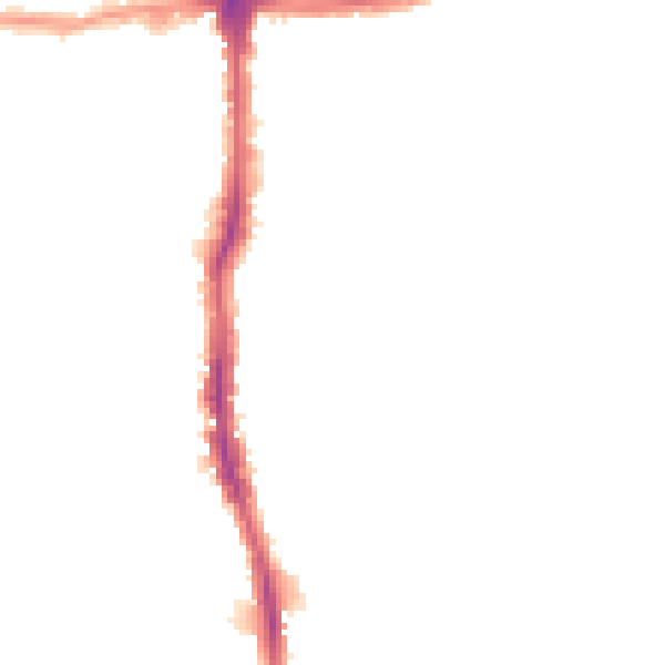 Night-time road noise heatmap for E4 9BX