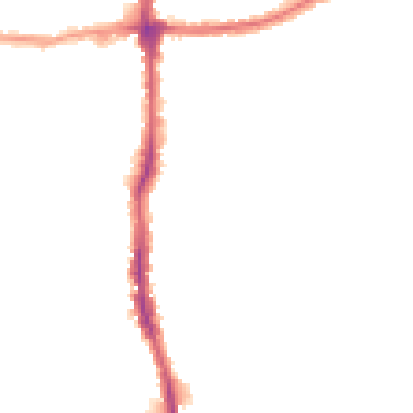 Night-time road noise heatmap for E4 9DA