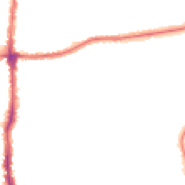 Night-time road noise heatmap for E4 9DX