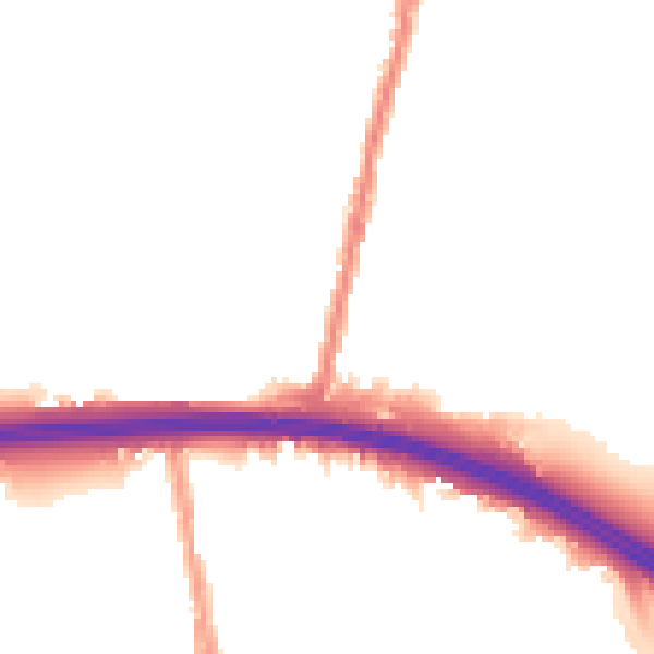 Night-time road noise heatmap for E4 9JP