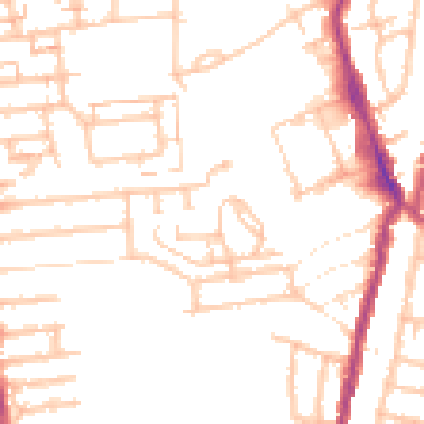Daytime road noise heatmap for E4 9LT