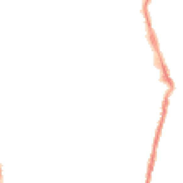 Night-time road noise heatmap for E4 9LT