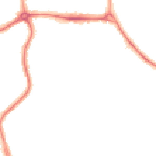 Night-time road noise heatmap for E4 9SA