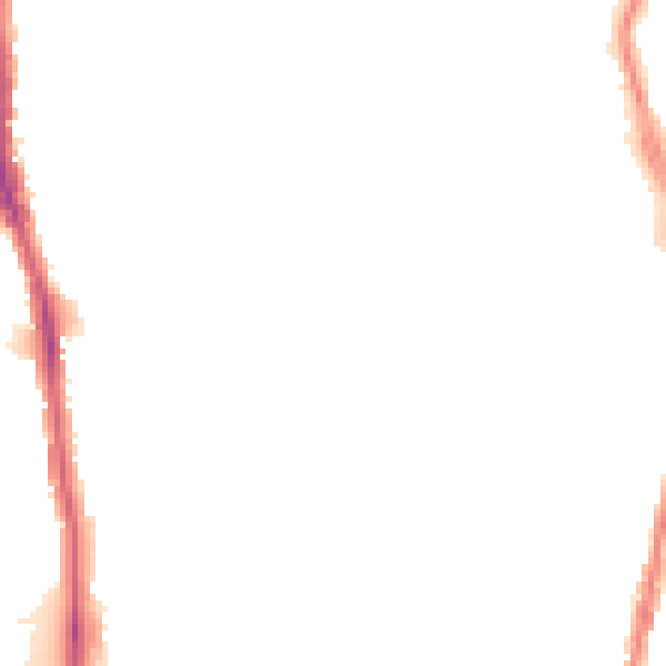 Night-time road noise heatmap for E4 9XF