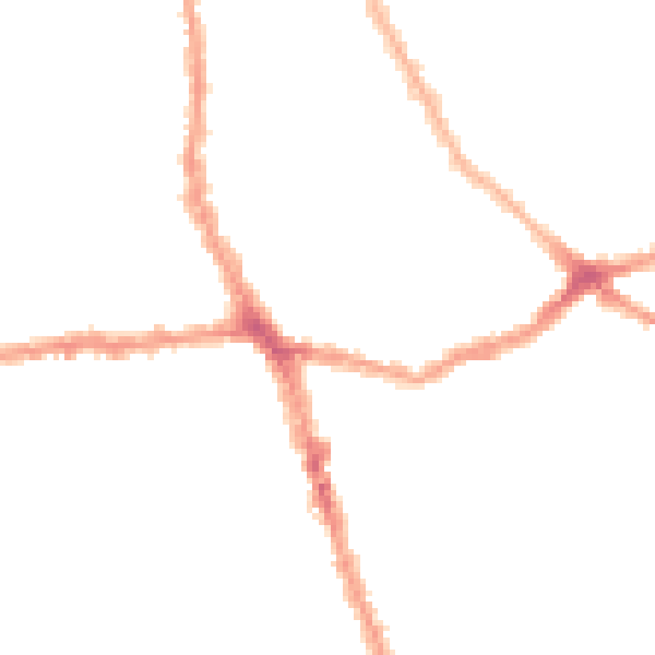 Night-time road noise heatmap for E6 1AJ