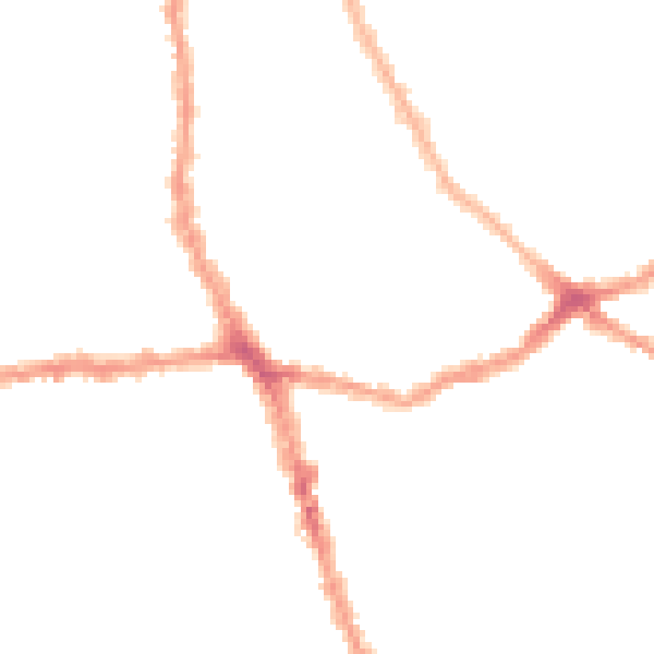 Night-time road noise heatmap for E6 1AN