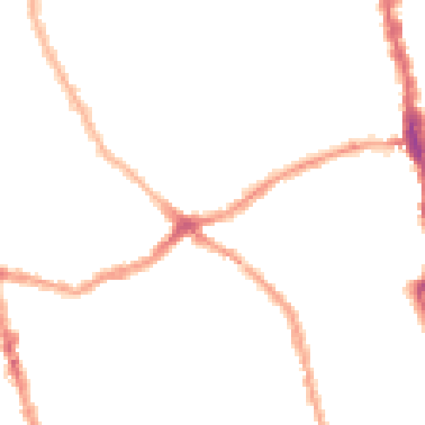 Night-time road noise heatmap for E6 1BX