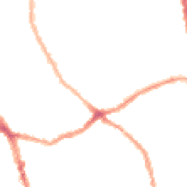 Night-time road noise heatmap for E6 1DD