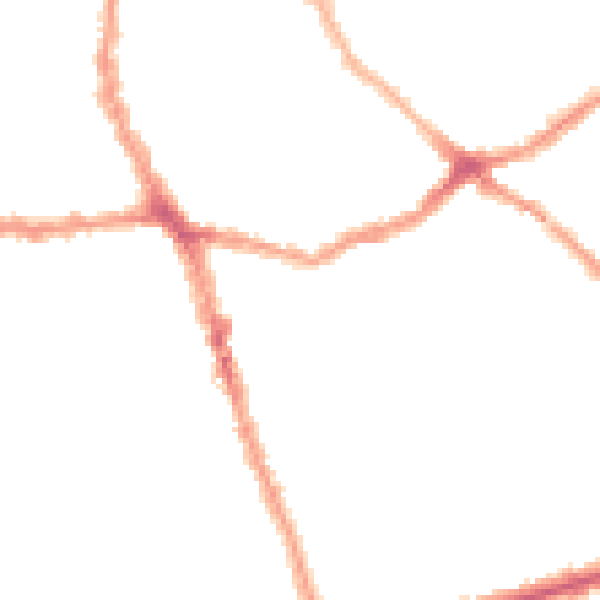 Night-time road noise heatmap for E6 1EA