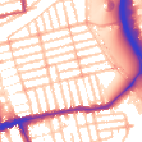 Daytime road noise heatmap for E6 2EW