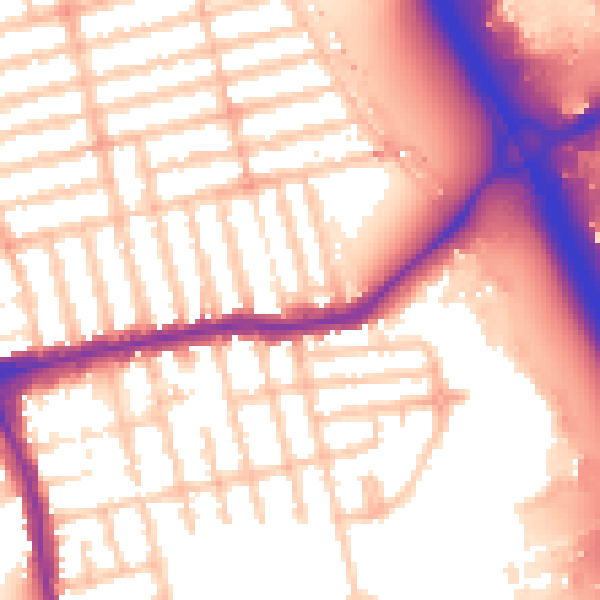 Daytime road noise heatmap for E6 2NU