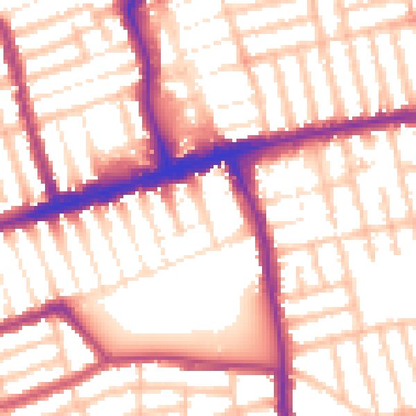Daytime road noise heatmap for E6 3AG