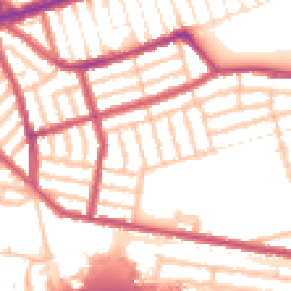 Daytime road noise heatmap for E6 3LL