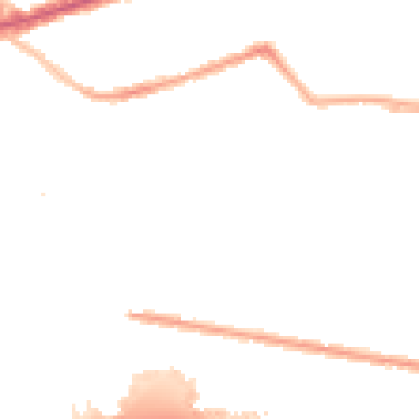 Night-time road noise heatmap for E6 3LL