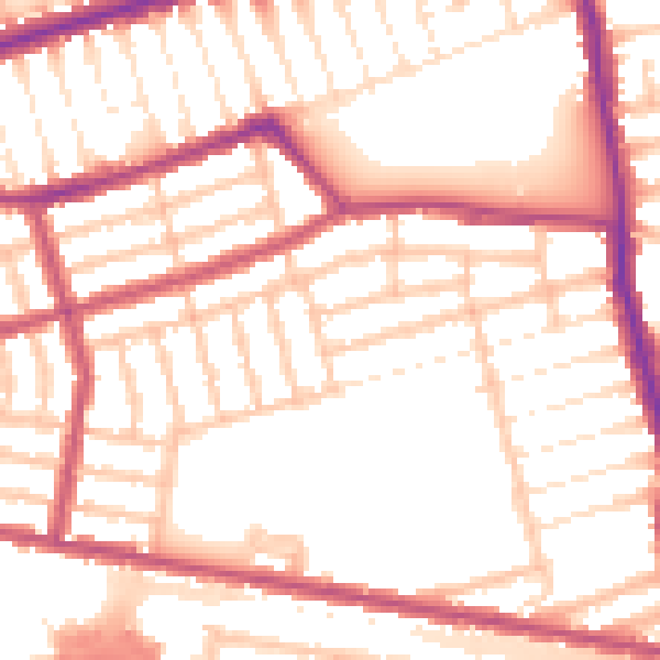 Daytime road noise heatmap for E6 3NT
