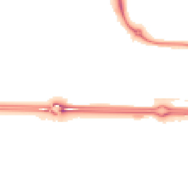Night-time road noise heatmap for E6 5PF
