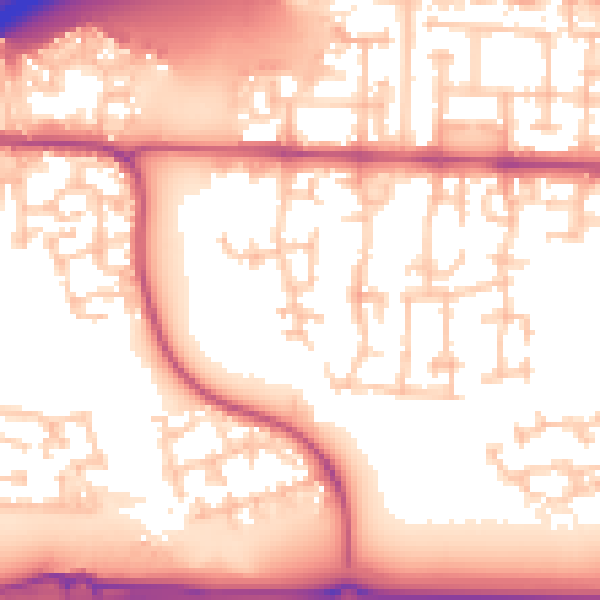Daytime road noise heatmap for E6 5SZ