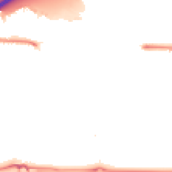 Night-time road noise heatmap for E6 5SZ