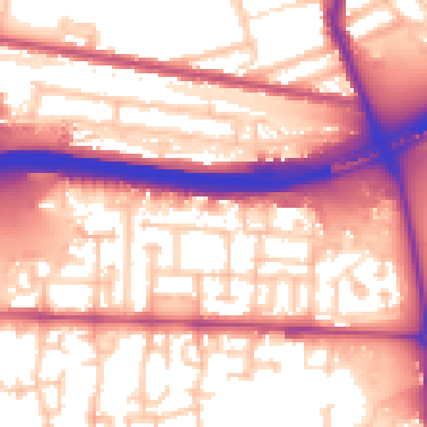 Daytime road noise heatmap for E6 5ZH