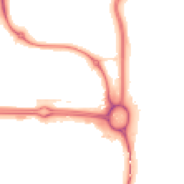 Night-time road noise heatmap for E6 6FT