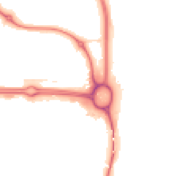 Night-time road noise heatmap for E6 6FZ