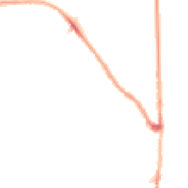Night-time road noise heatmap for E7 0AA