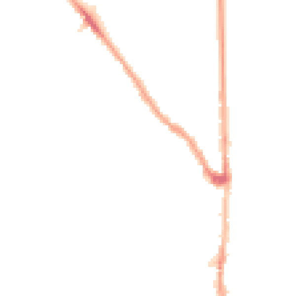 Night-time road noise heatmap for E7 0AB