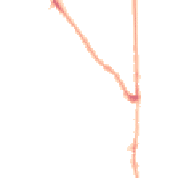 Night-time road noise heatmap for E7 0AE