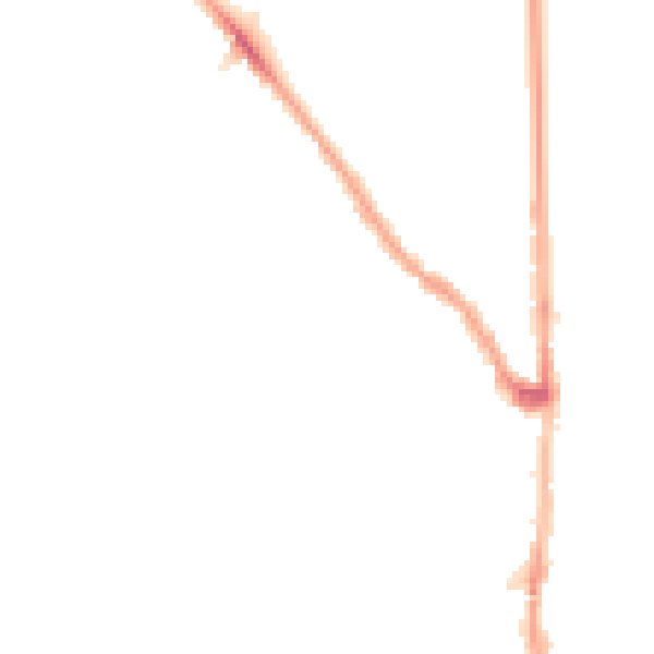Night-time road noise heatmap for E7 0AF