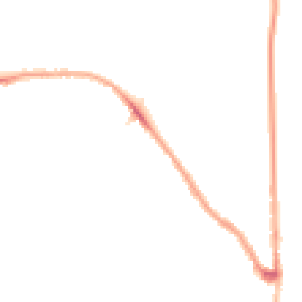 Night-time road noise heatmap for E7 0AL