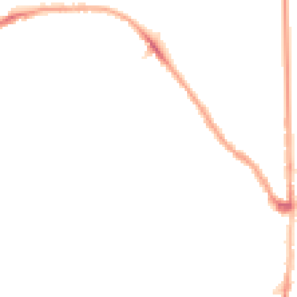 Night-time road noise heatmap for E7 0AP