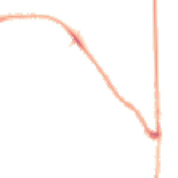Night-time road noise heatmap for E7 0AQ